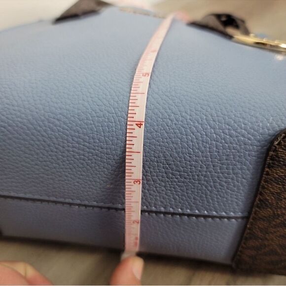 NWT Michael Kors Medium Mercer Bag Blue - Picture 13 of 13